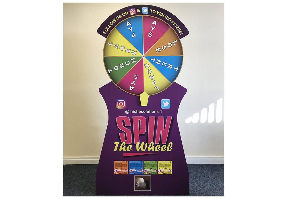 SPIN THE WHEEL AT BEER X 