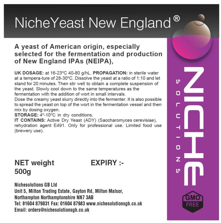 NicheYeast New England - 500g