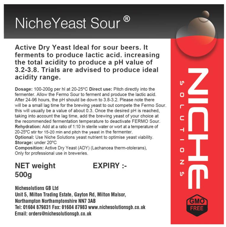 NicheYeast Sour - 500g