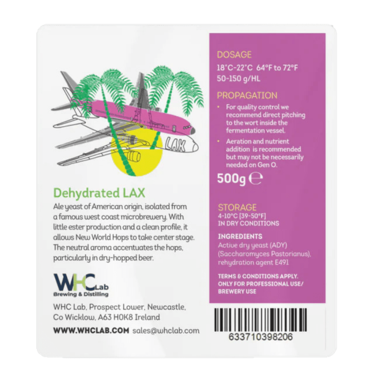 LAX: Clean West Coast IPA Yeast