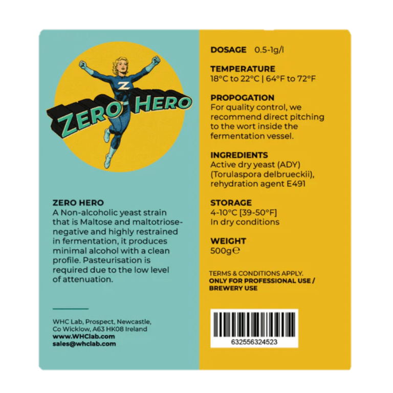 Zero Hero: Low / Non Alcoholic Dry Yeast