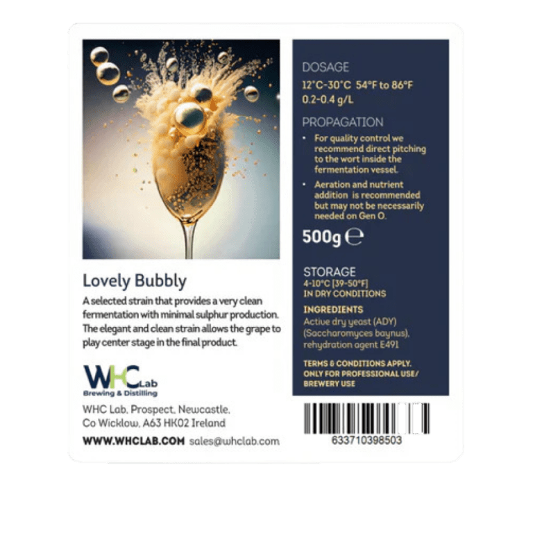 Lovely Bubbly: Champagne Dry Yeast